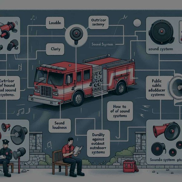 Comment choisir un système de sonorisation extérieur pour les camions de pompier ?